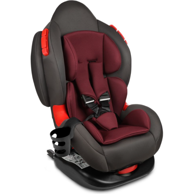 Автокресло SIGER КОКОН ISOFIX LUX гр.I/II, вишня KRES4018